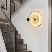 Indoor Art Clock Design Wall Lamps