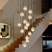 Crystal Vertical Bubble Hinging Lamp Clusters Chandelier, 8 Style