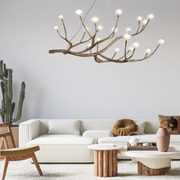 Christmas Antlers Shaped Vintage Branch Pendant Light, 4 Style