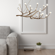 Christmas Antlers Shaped Vintage Branch Pendant Light, 4 Style