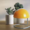 Cookie Mid Century Semi-Sphere & Metal Table Lamp