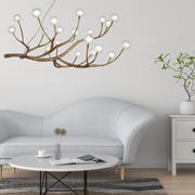 Christmas Antlers Shaped Vintage Branch Pendant Light, 4 Style